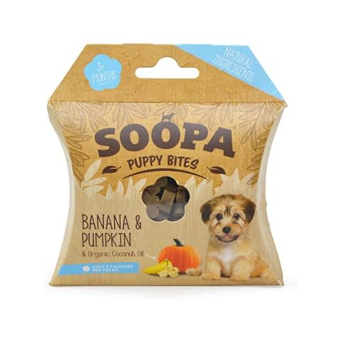 Soopa Banana & Pumpkin Puppy Healthy Bites 50gm Cover