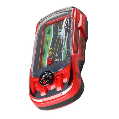 Consola de juegos de carreras portátil – 15 x 7,5 x 5 cm, juguete de en coche para dos jugadores, entrenamiento mental, interactivo entre padres e hijos | consola de juego portátil para