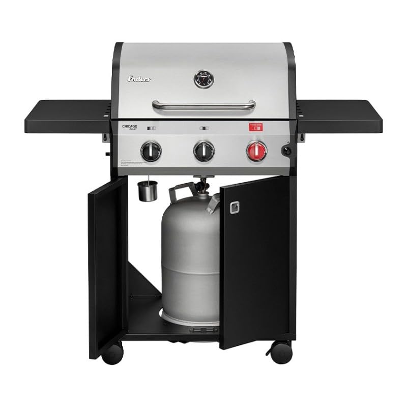 Enders Barbecue a gas Chicago Next 3 R Turbo 3 bruciatori 1 Turbo Zone Switch Grid 60x42 cm 10,6 KW