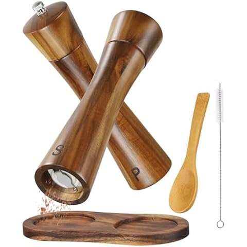 BEZORR 8-Inch Salt and Pepper Grinder Set Cover