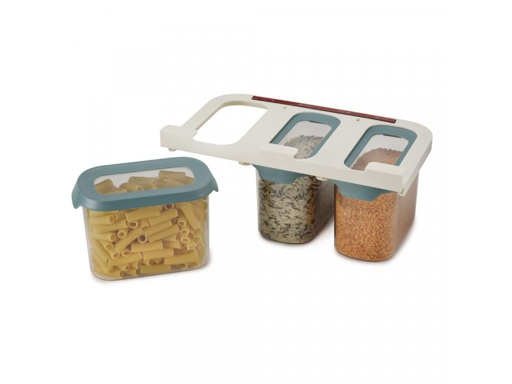 Joseph Joseph CupboardStore 3-teiliges Aufbewahrungsset für den Platz unter dem Regal (3 x 1,3L) - Blau