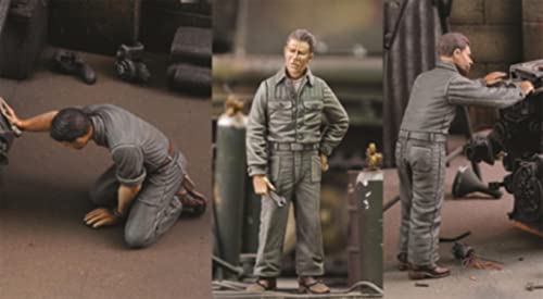 Kit de Figuras Modern Man Mechanics 1:35 3 Piezas miniatura 1