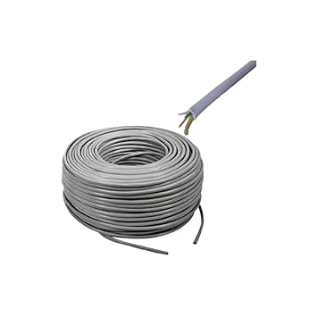 Cospex CCTV Wire Cable 3+1 Copper+Breding Alloy+mic Wire alloy (25 Meter) Best for residential, industrial CCTV installation (Grey Color)(with 1 year replacement warranty)