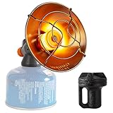 "Calefacción portátil con encendido electrónico para camping, terraza y tienda, ideal para actividades al aire libre en invierno