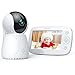 Moniteur pour bébé de 4,3 Pouces avec caméra, Moniteur vidéo pour bébé avec Vision Nocturne VOX Pan-Tilt-Zoom Fonction interphone pour la Surveillance de la température