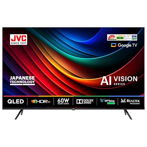 Image of JVC 140 cm (55 inches) AI Vision Series QLED Google TV LT-55NQ7165C (Black)