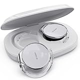 On Ear Headphones Bluetooth 5.4, Noise Cancelling Open Ear Headphones Wireless, Water-Drop Shaped Clip On Sport Headset Bluetooth with 4 Microphone, Comfort Fit Earphones with Long Battery Life