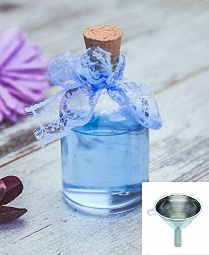 130 x 50ml Small Glass Bottles with Corks with Mini Funnel, Perfect for Wedding Favours. Sold by Wares of Knutsford Ltd.