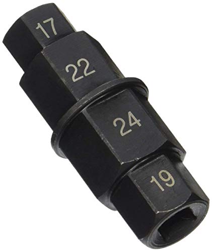 Alltooetools Clé hexagonale pour Roue Avant et arrière de Moto 17/19/22/24 mm Cover