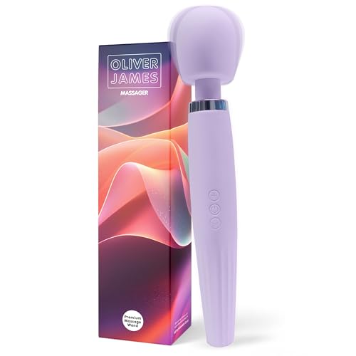 Image of Oliver James Premium Wand Vibrator - High-Powered Massager 5 Modes 4 Levels