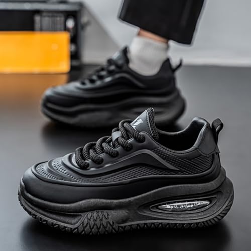 Men's Color - Block Air - Cushioned Sneakers, Stylish Casual Sports Shoes - Fashionable for Outdoor Runs, Gym Workouts & Daily Commute4