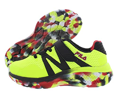 Fila Cybotic Strap Mashup Girls Shoes Size 12, Color: Neo/Black