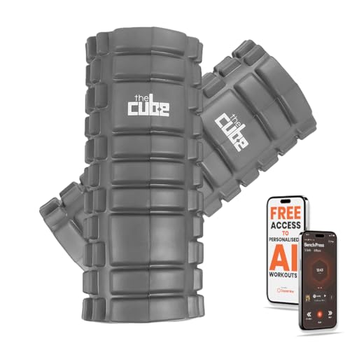See full amazon price history chart for The Cube Club High Density Foam Roller with Bag for Back Pain Exercise | Home Back Roller for Muscle Recovery Deep Tissue Massage Roller for Stretching Therapy (Grey, 6 Month Warranty) The Cube Club High Density Foam Roller with Bag for Back Pain Exercise | Home Back Roller for Muscle Recovery Deep Tissue Massage Roller for Stretching Therapy (Grey, 6 Month Warranty) (B0BZJ781XX) Amazon Price History, Amazon Price Tracker