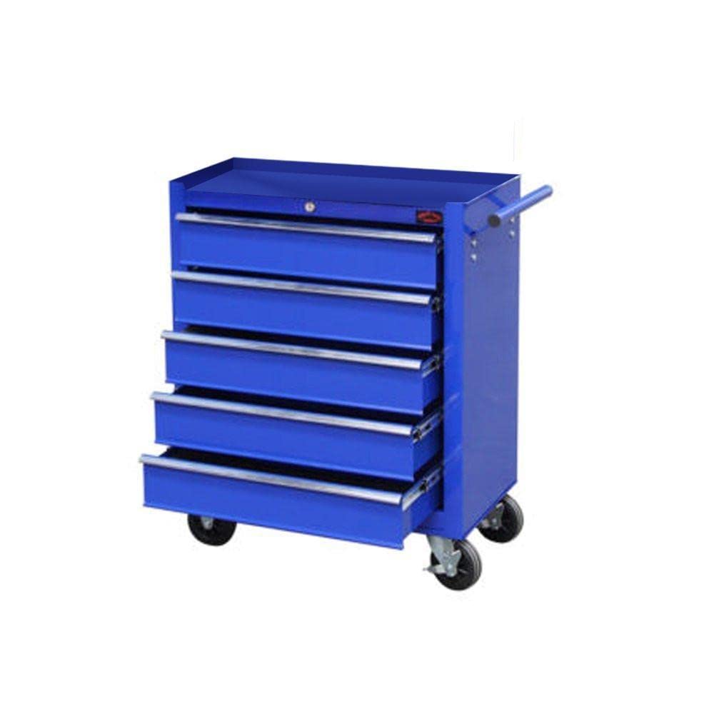 Dirty Pro Tools™ LARGE 5 DRAWER ROLLCAB WITH SIDE TOOL TRAY BALL BEARING SLIDES DRAWERS AND DRAWER DIVIDERS CABINET GARAGE PROFESSIONAL TOOL CHEST BOX