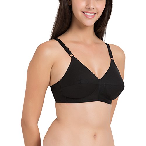 Image of SOUMINIE - U Shaped Back - 100% Cotton Full Figure Bra - Minimizer - Non Padded - Full Coverage Wirefree Seamed Bra