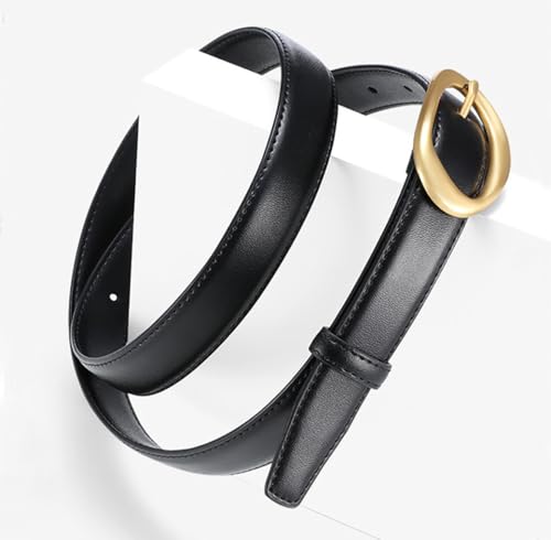 Womens Belts PU Leather Casual Waist Belt with Gold Buckle Fashion Ladies Waist Belt for Dresses4