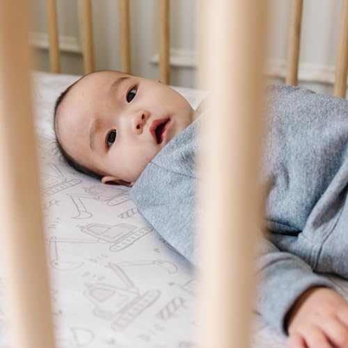 Image of Premium Fitted Knit Crib Sheet /Toddler Sheet Gage by Copper Pearl