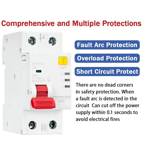 Dispositif de protection contre les défauts d'arc AC220V 50A - 5