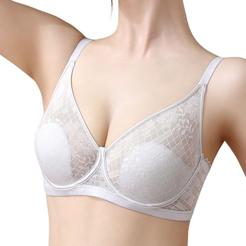 Soutien-gorge grand maintien contre les irritations sous-vêtement gris grande taille