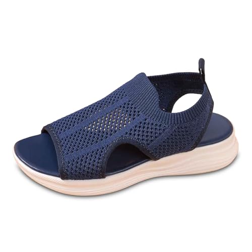 Sandales orthopédiques de sport en tricot léger avec talon amorti