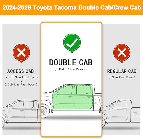 Estribos para Toyota Tacoma Doble Cabina 2024-2026 miniatura 3