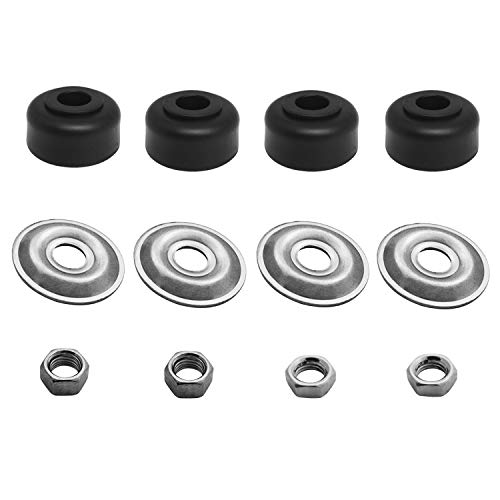 LEAPGOMAX Golf Cart Shock Bushing Kit Fits EZGO 1989-Up TXT Marathon Golf Cart and Club Car 1982-Up DS and Precedent Two Front/Rear Stud, Replaces OEM# 1011415