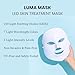 Pure Daily Care Luma Mask LED Skincare Device for the Face | 7 Advanced Color Modes | 5 Light Intensity Levels | All Skin Types