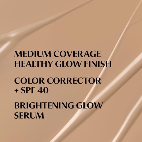 Image of IT Cosmetics CC+ Nude Glow SPF 40 - Medium Coverage Foundation, 2% Niacinamide + Hyaluronic Acid Brightening Glow Serum, Lightweight Up to 24H Hydration, Normal to Dry & Mature Skin - 1.08 fl oz
