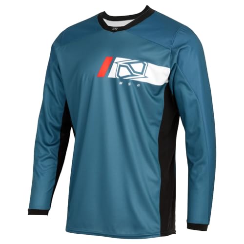 MSR Legend Dirt Bike Motocross MTB Offroad Jersey Medium Blue