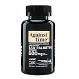 Against Time Ultra High Content Saw Palmetto Prostate Support Complex, 60 Capsules, with Vitamin B1 and B12