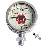 Oms Spg Mineral Glass 5500 Psi 52 Mm One Size
