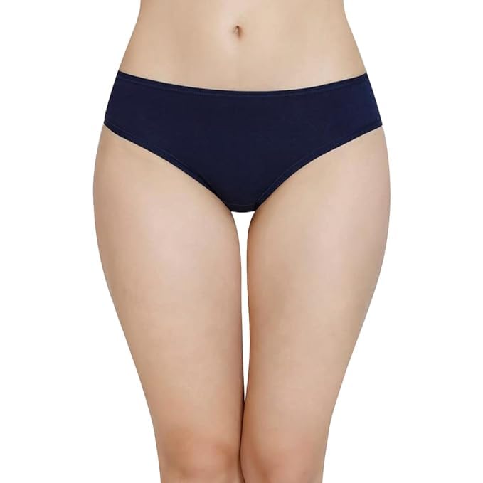 Image of LOURYN KOULYN Solid Low Rise Cotton Bikini Panty Pack(Pack of 3)
