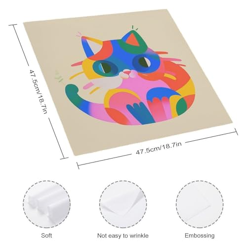 Servilletas de Tela Coloridas para Bodas 4 Piezas miniatura 2