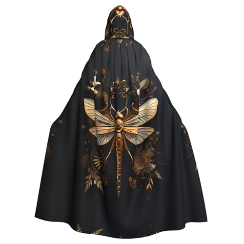 Cape dorée libellule adulte réglable résout costume incomplet