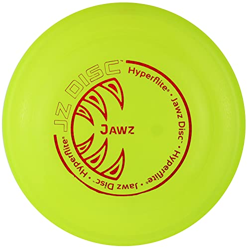 Frisbee chien Hyperflite K10 Jawz jaune pour mâchoires fortes qui cassent tout