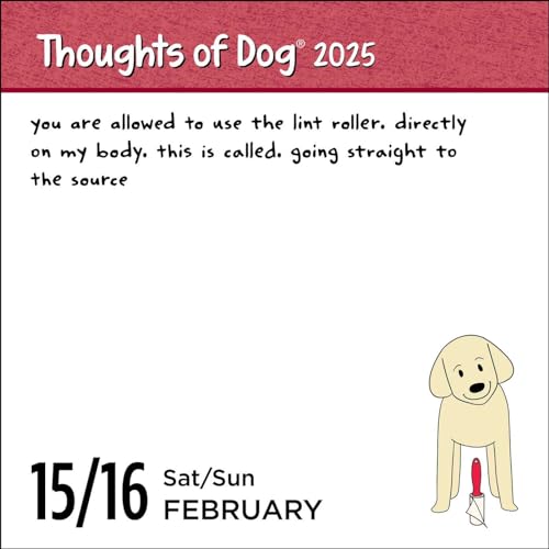 Thoughts of Dog 2025 Day-to-Day Calendar - Image 3