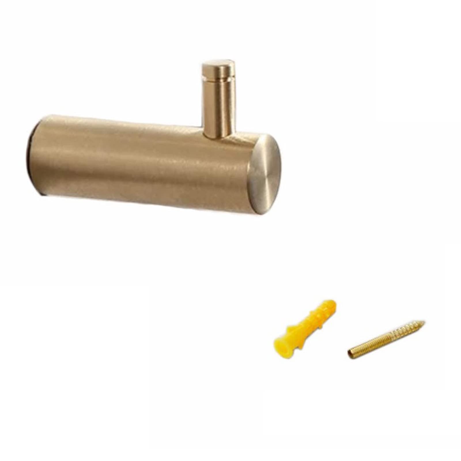 Wall Single Hooks Brass Coat Hanger Towel Robe for Holder Simple Decorative Hook Accessories Coat Hangers Heavy Duty Wall Mount Modern Metal