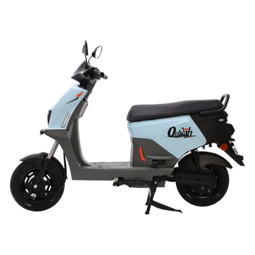 Image of Oowah EX Electric Scooter | 105 km Range | ~5-6 hrs Fast Charging | Removable Lithium-ion Battery with 5-Year / 50,000 km Warranty | Colour: Laguna Blue (Ex Showroom)