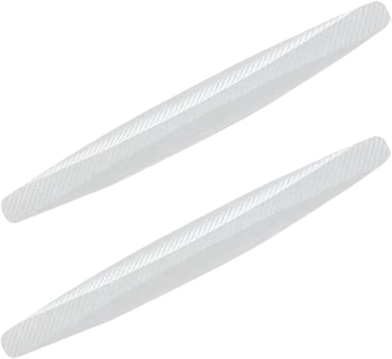 2pcs Car Bumper Protector Strip Guard Corner Protection Strips Scratch Protector Crash Blade Anti-collision Auto Accessories(Black)