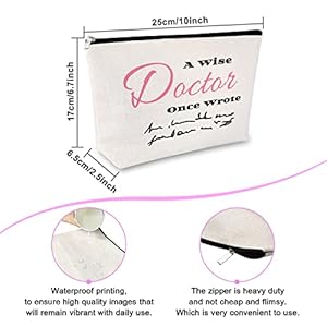 Sfodiary Doctor Gifts for Women Makeup Bag Christmas Gift for Doctor Appreciation Gift Thank You Gifts for Women Doctor Cosmetic Bags Makeup Pouch Doctor Gift for Graduation Birthday Travel Pouch Sfodiary Doctor Gifts for Women Makeup Bag Christmas Gift for Doctor Appreciation Gift Thank You Gifts for Women Doctor Cosmetic Bags Makeup Pouch Doctor Gift for Graduation Birthday Travel Pouch