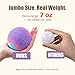 Kean Beauty 6 Pcs Jumbo Size Bath Bombs Set – 7oz Extra Large Handmade Bubble Bath Bombs, Colorful Fizzy Bath Balls with Essential Oils, Spa Self Care Gift for Valentine’s Day
