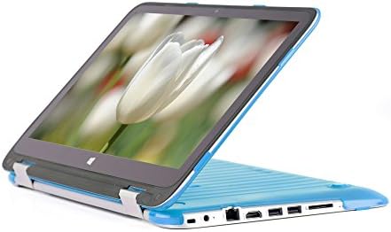 iPearl mCover Hard Shell Case for 13.3" HP Pavilion X360 13-a0xx Series 2 in 1 Convertible Touchscreen laptops (Aqua)