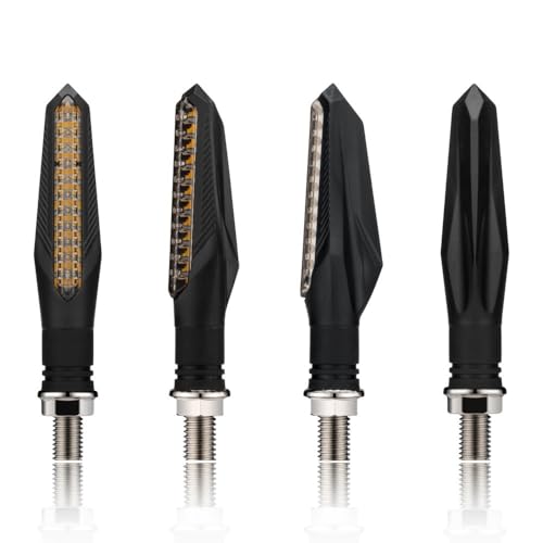 Clignotants pour moto LED 12V puissants et étanches style flèche