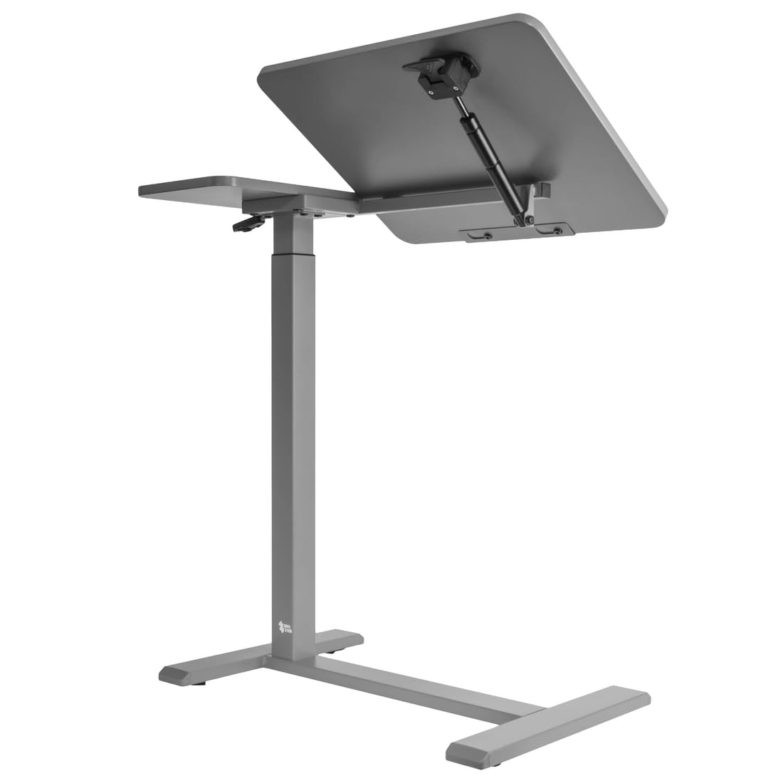 Spacetronik 70x40 cm Laptoptisch Höhenverstellbar, Neigbarer Tischplatte