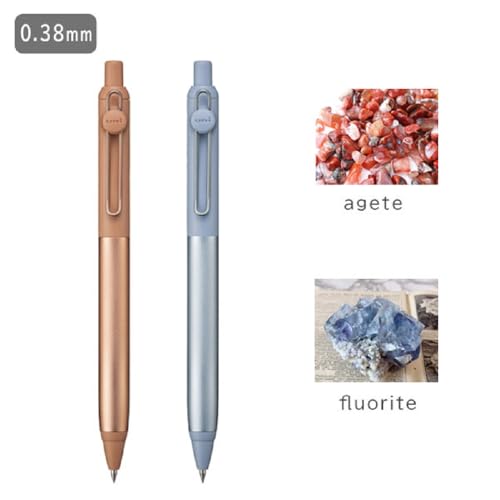 Image of Zento Flow UBNZF38.8 Fluorite 0.38mm Black Ink Ballpoint Pen with Original Stylus