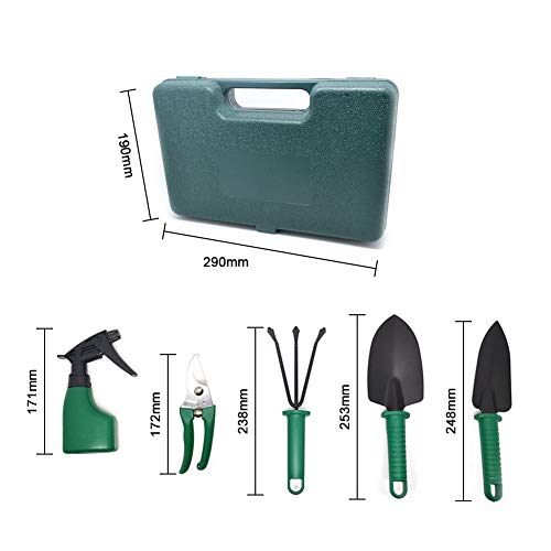 Conjunto de 10 peças de ferramentas de jardinagem e jardinagem ergonômicas antiderrapantes para pend