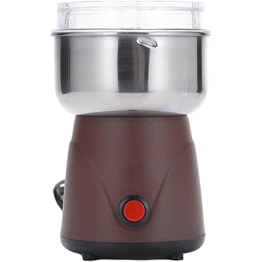 ATORSE Smash Machine Portable Household For Dry Grain Spices Daily Use Brown