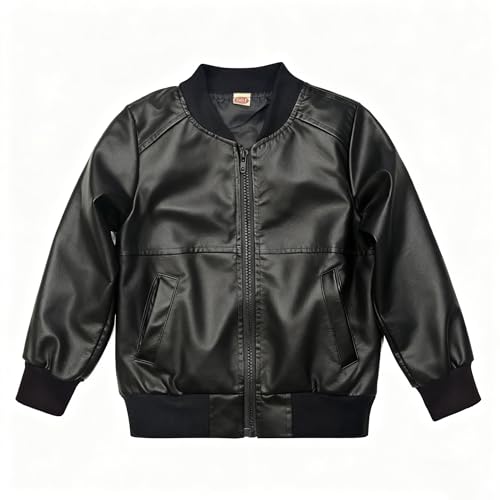 Chaqueta de cuero estilo años 50 para niños miniatura 3