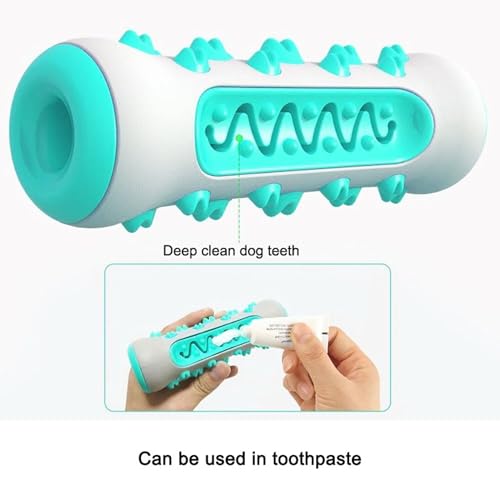 Image of Chew Toy for Dog Toothbrush Stick Toys for Aggressive Chewers Interactive Toy Treats Tough Toys to Keep Them Busy Chew Toys for Small Dogs - Blue (Upgraded)