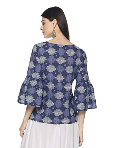 Image of Amazon Brand - Myx Women Cotton Straight Fit Straight Kurti (Available in Plus Sizes)